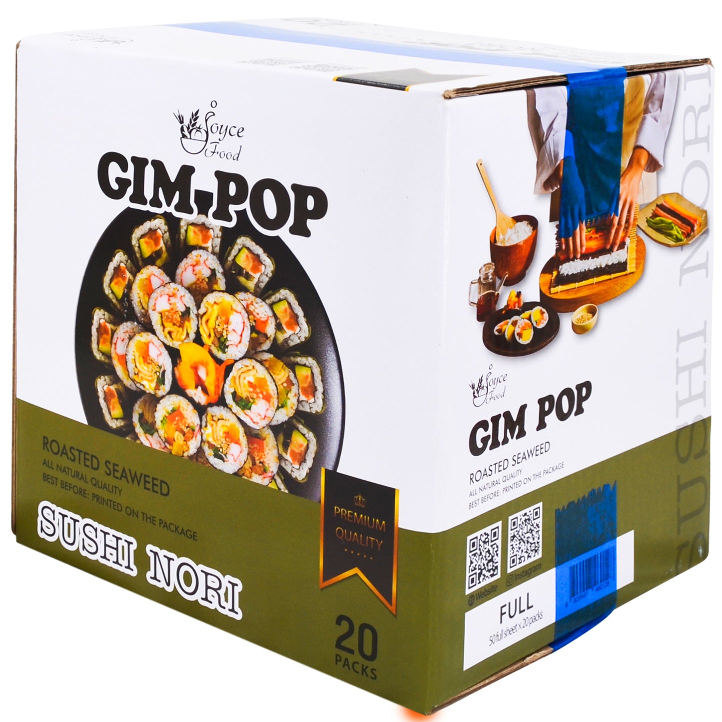 Gim Pop 50 Full Sheets 130g SUSHI NORI