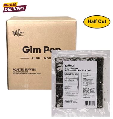 [Premium] Gim Pop 100 Half Sheets 140g SUSHI NORI