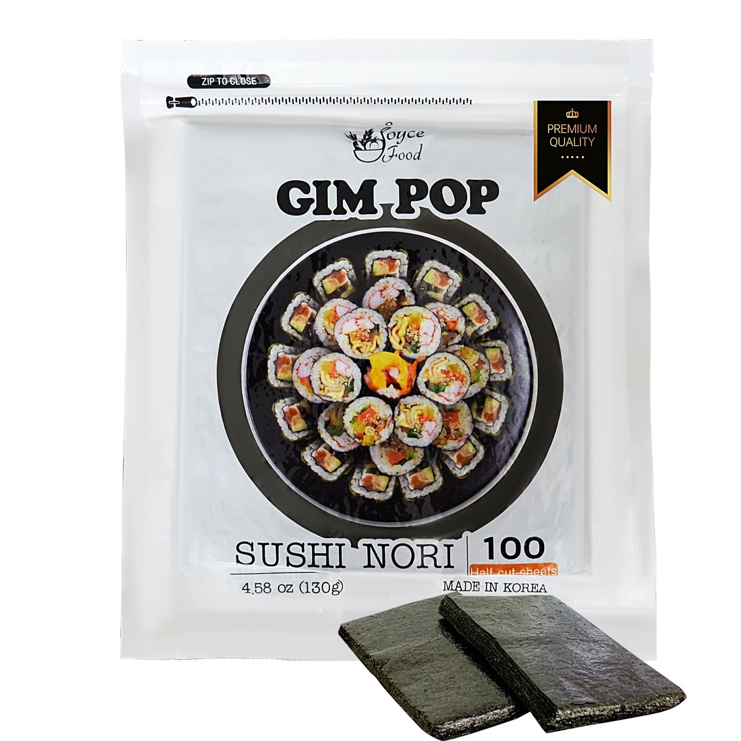 Gim Pop Full/Half 130g SUSHI NORI (1 Pack)