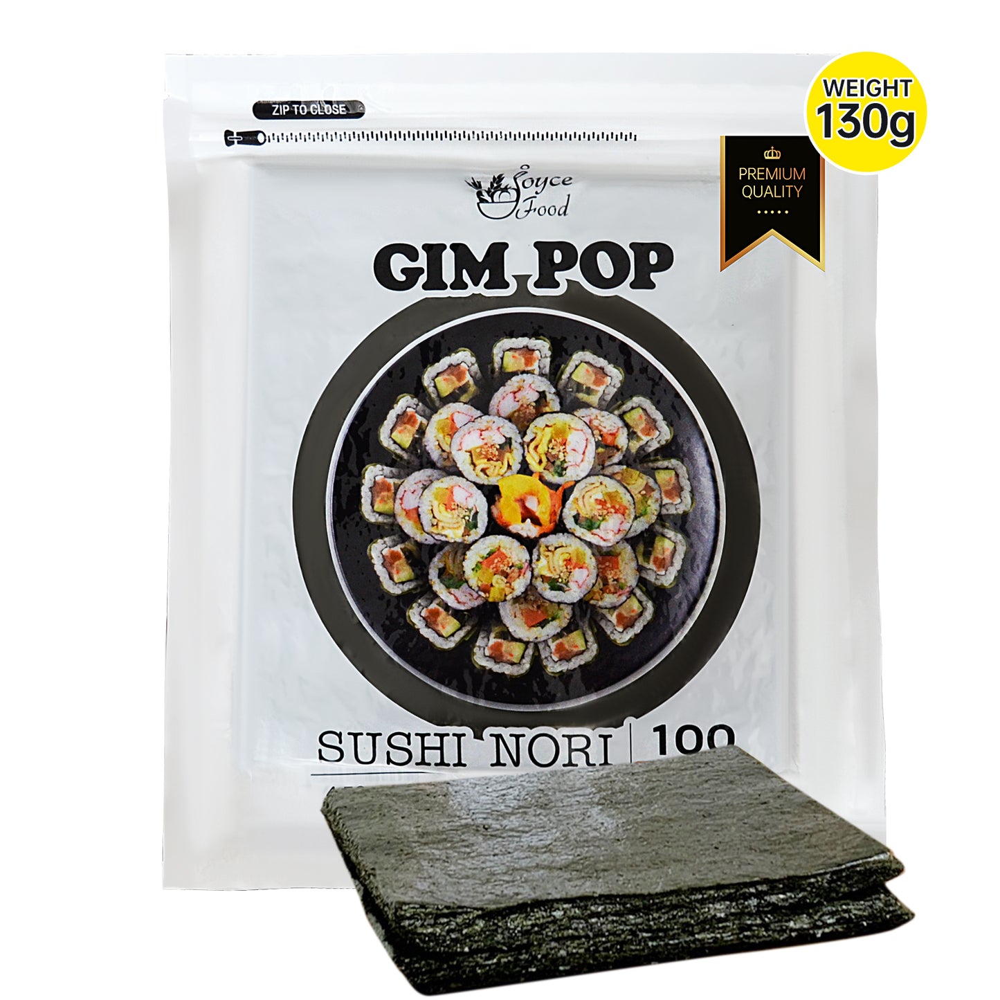 Gim Pop 50 Full Sheets 130g SUSHI NORI